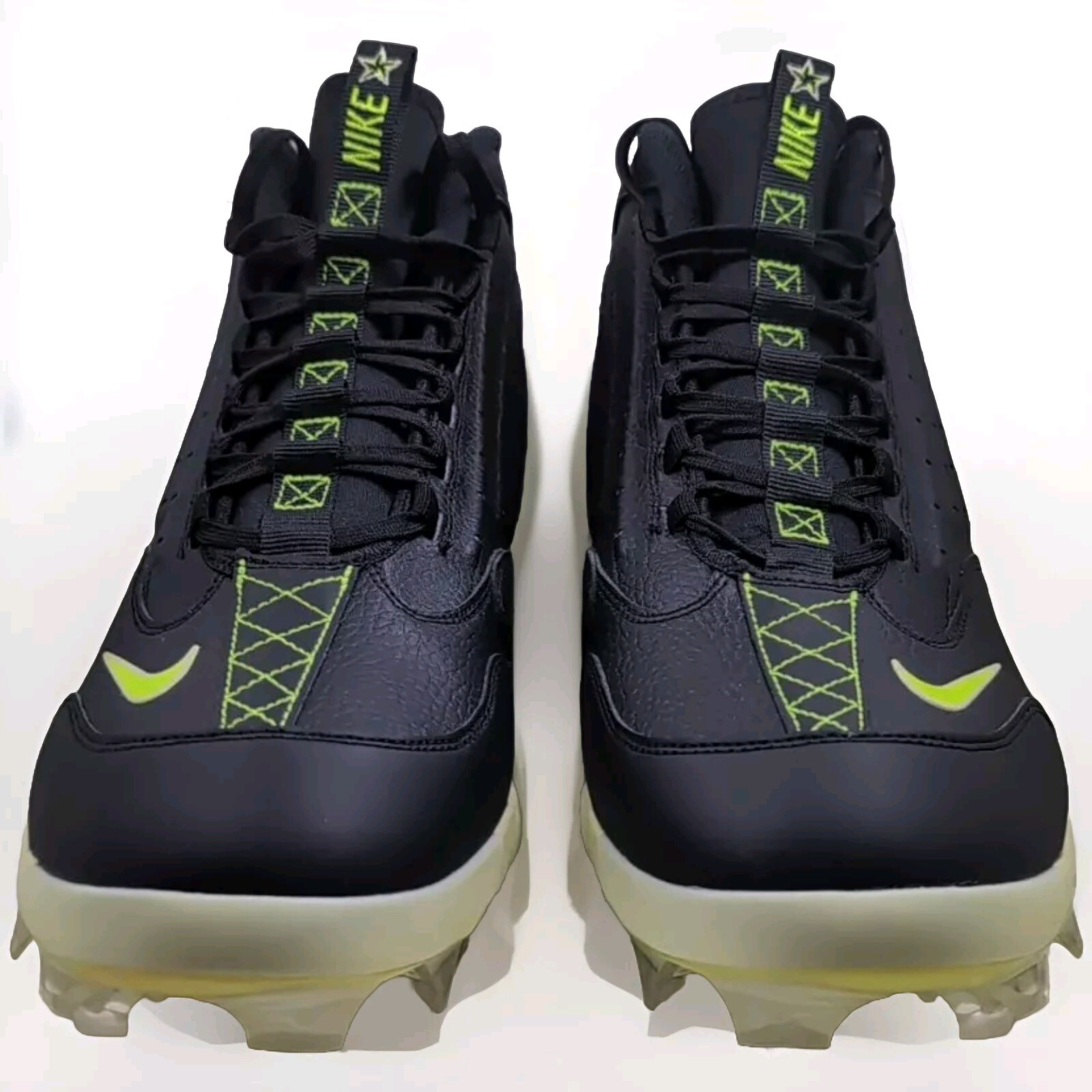 Nike Baseball Cleats Griffey 2 MCS Black Volt HF1579-001 Mens Sz 13 Brand New