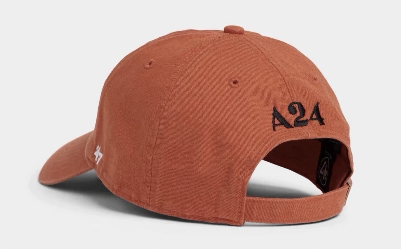 Marty Supreme A24 x ‘47 New York Knicks Embroidered Orange Hat In Hand DREAM BIG