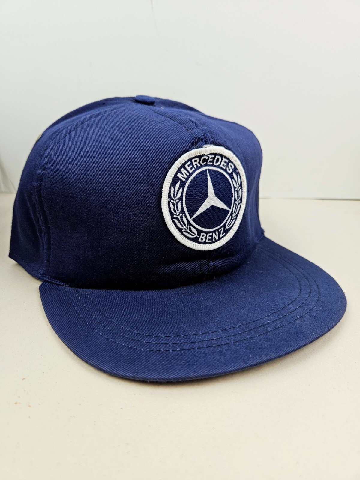 Vintage Mercedes Benz Auto Original Patch Trucker Hat Strapback Dad Cap
