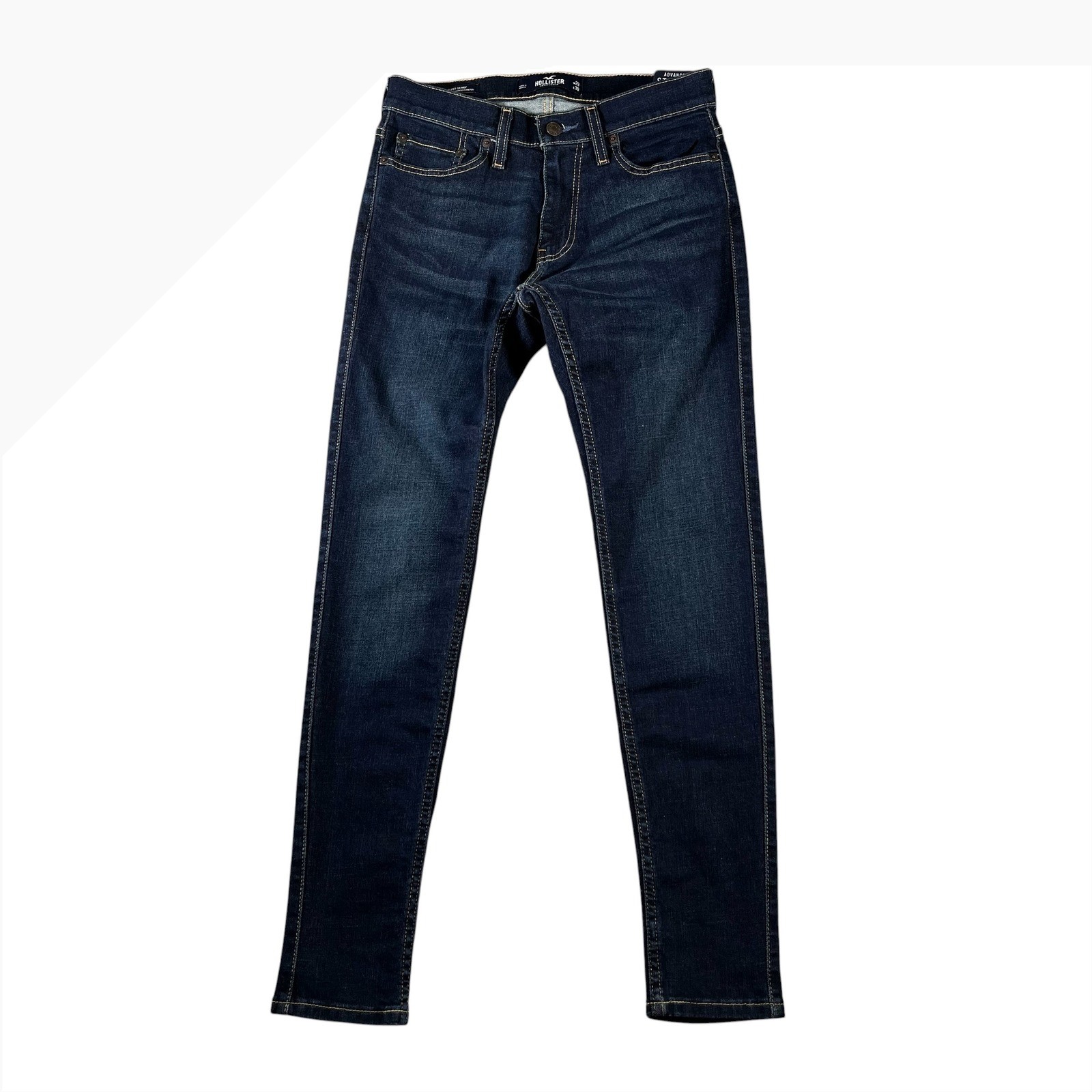 Hollister New with Tags Super Skinny Advanced Stretch Jeans Dark Wash Sz 29×30