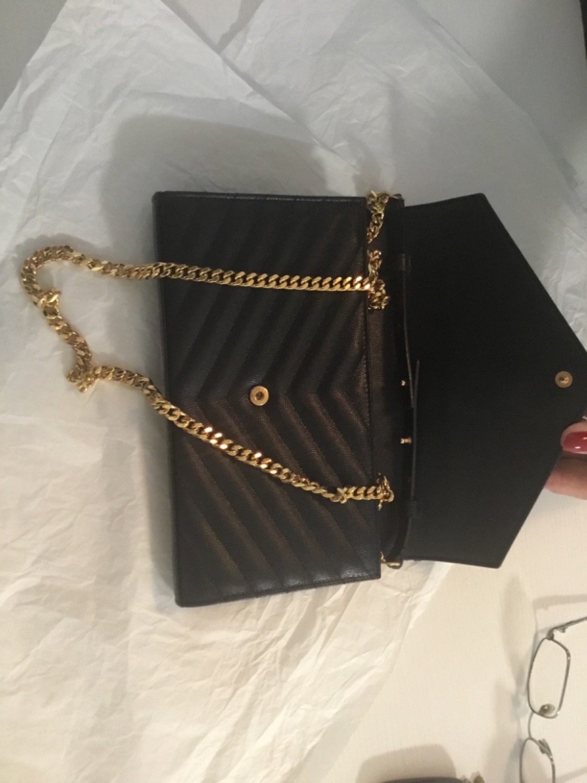Saint Laurent Cassandre Matelasse Wallet