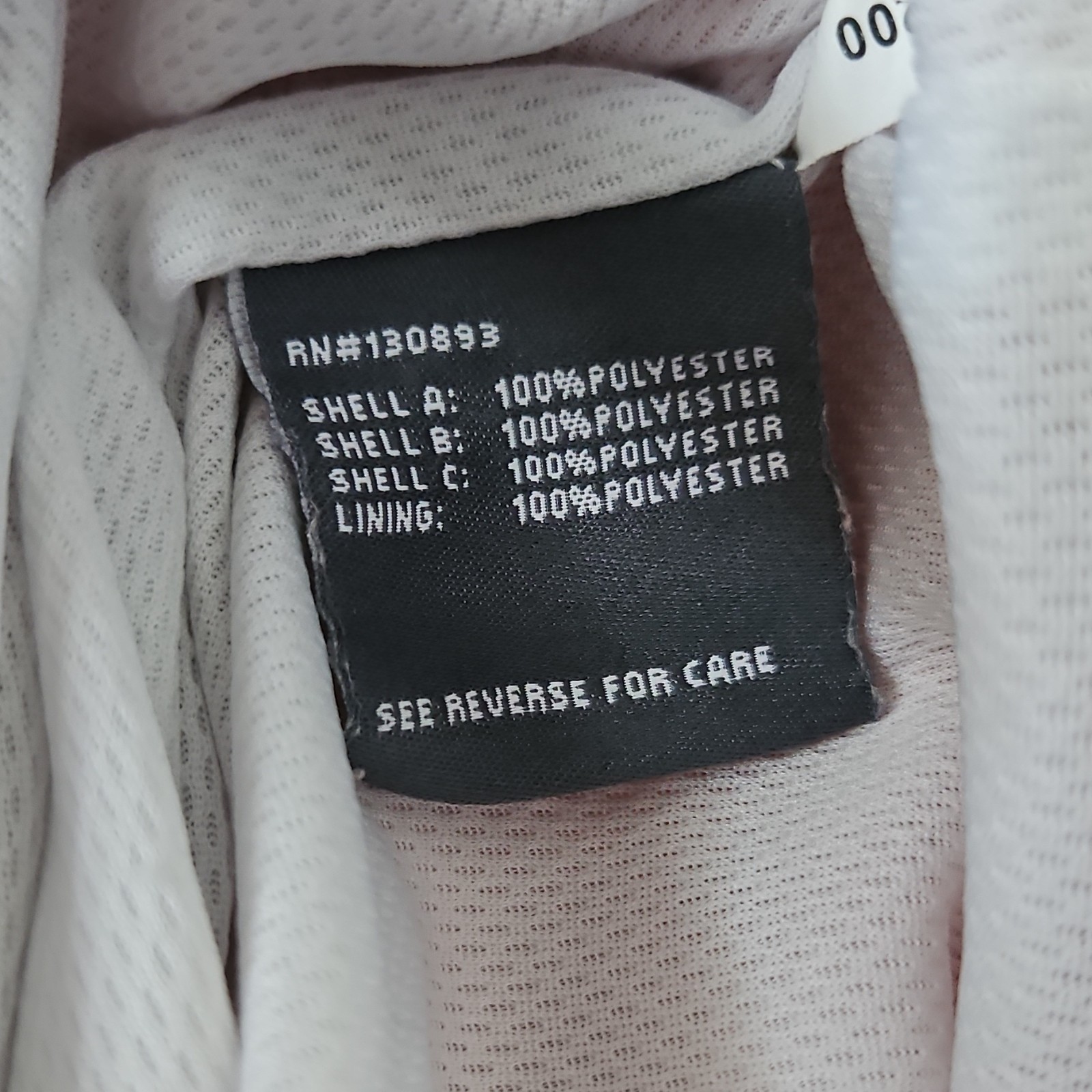 New Balance Colorblock Hooded Windbreaker Full Zip Jacket Beige/Orange Men’s S