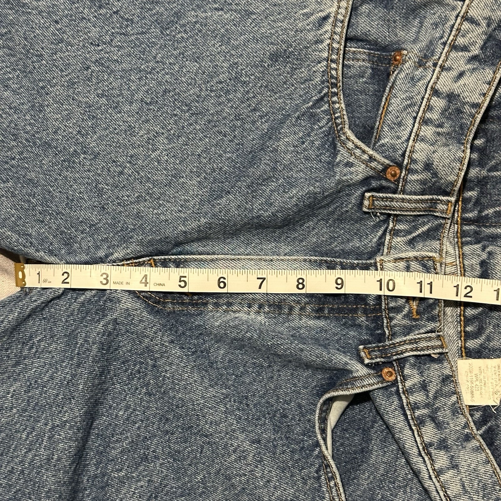 Vintage Levi’s505 Orange Tab Jeans 31×30 Regular Fit Straight Leg Made in Brazil