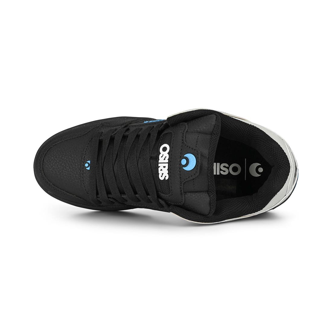 Osiris Peril Skate Shoes – Black/Grey/Cyan