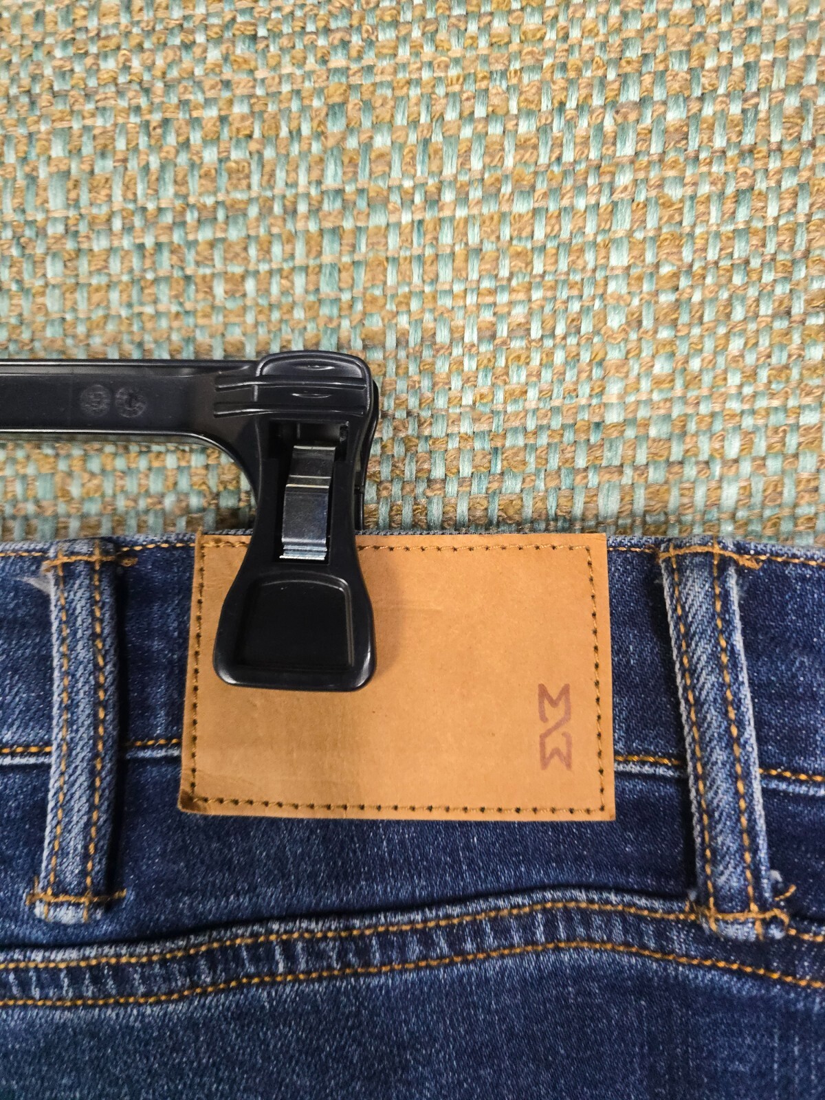 Mutual Weave Womens Jeans 40×32 NWT Blue Skinny Fit Skinny Leg Sits Below Waist