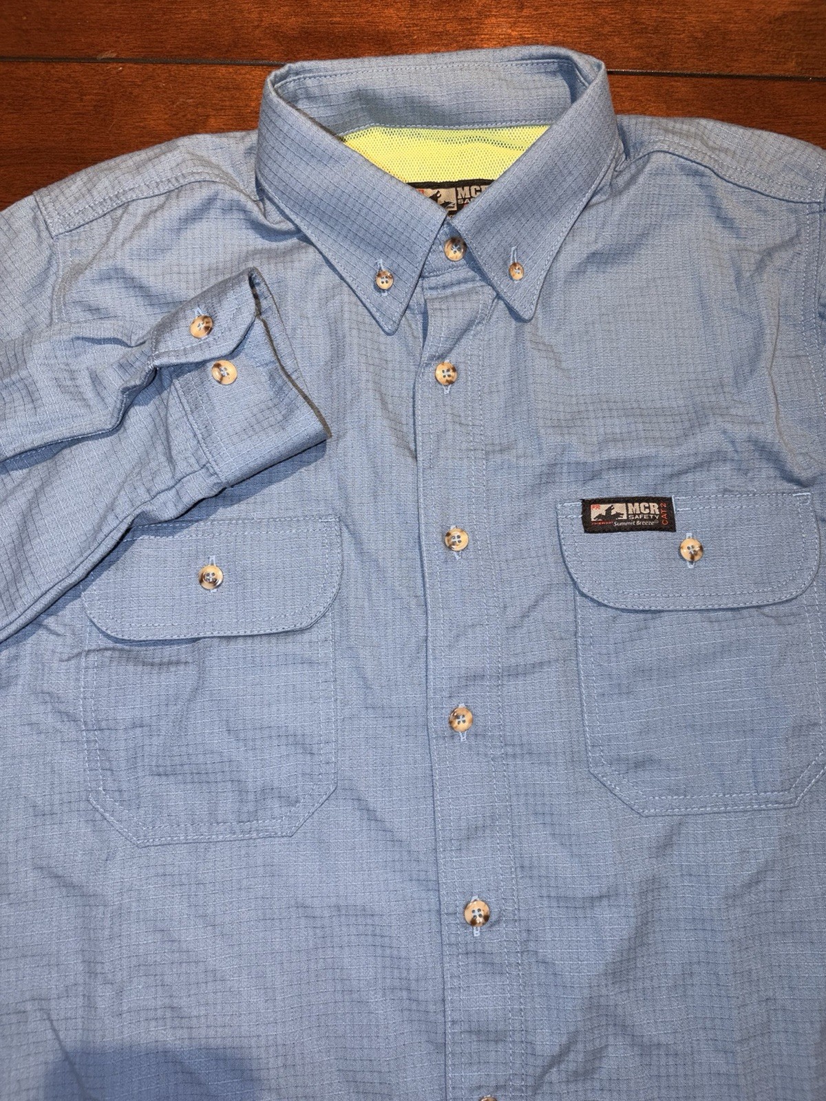 MCR Safety Summit Breeze FR Flame Resistant Vented Work Shirt Cat 2 Men’s Large
