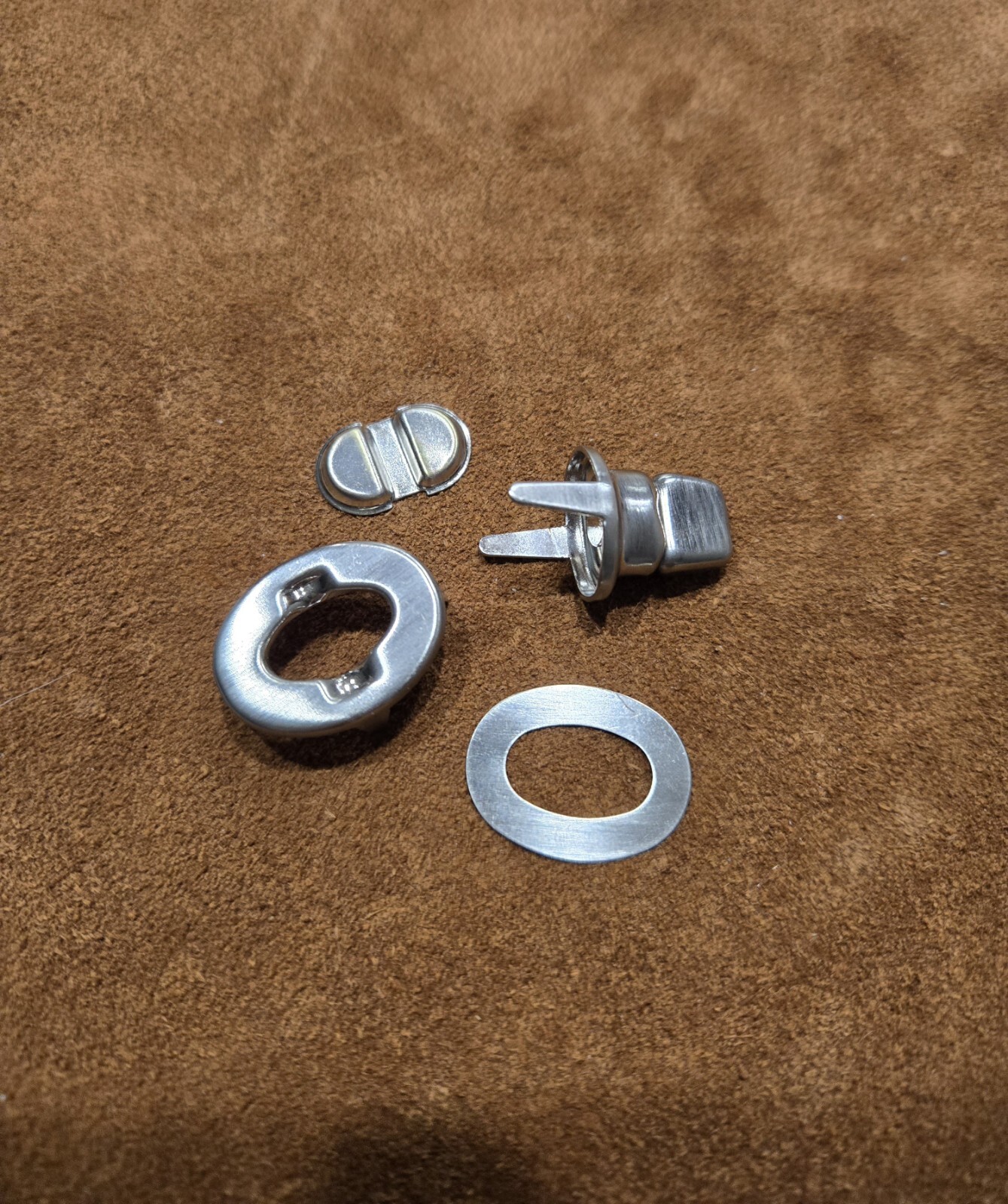 Coach Replacement Nickel Turn Lock for Vintage Bags, Set of 4 – NEW After Market