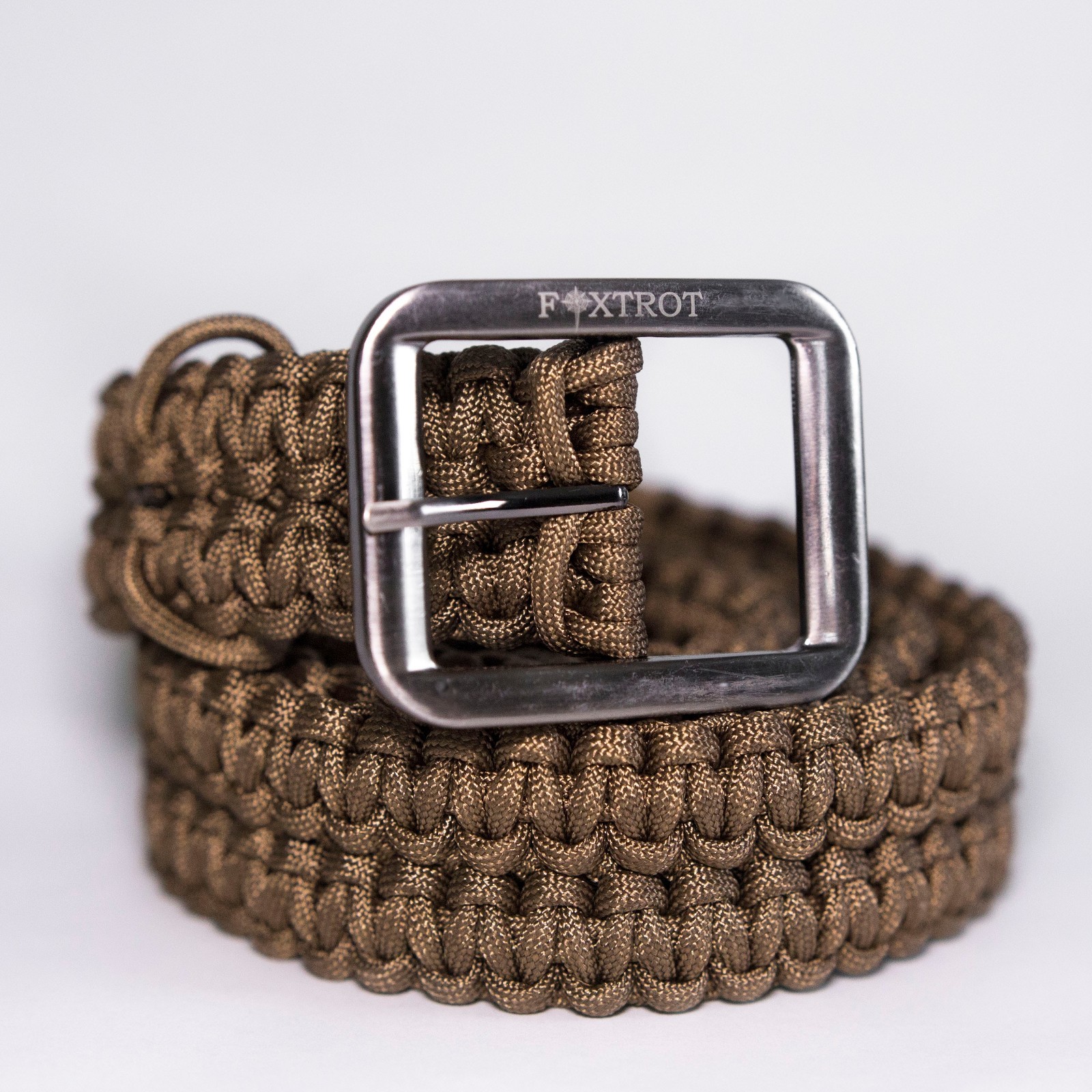 FOXTROT 550lb Survival Military Grade Paracord Belt with FREE Matching Bracelet
