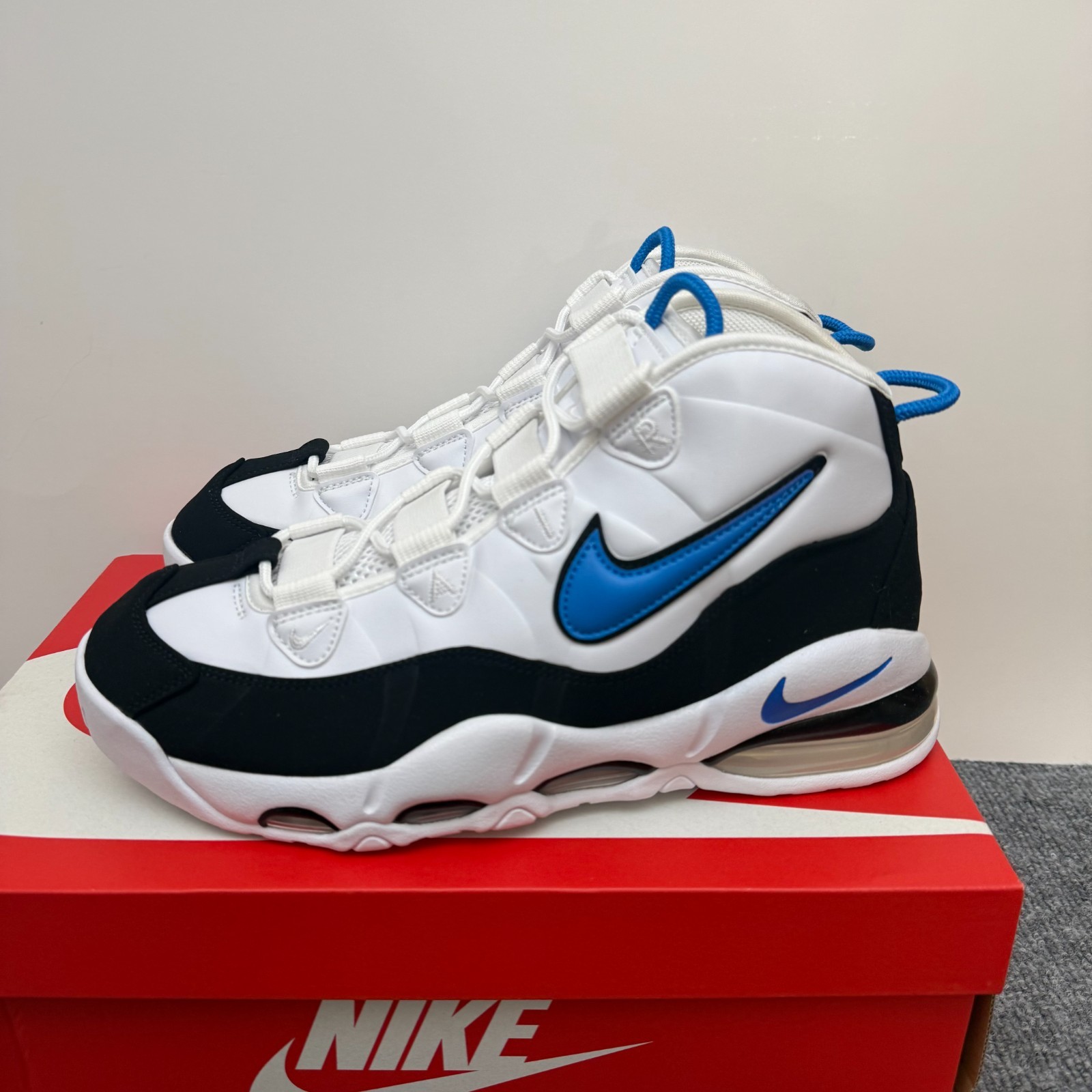 Nike Air Max Uptempo 95 Orlando Magic White Black Blue CK0892 103 Men Size 10