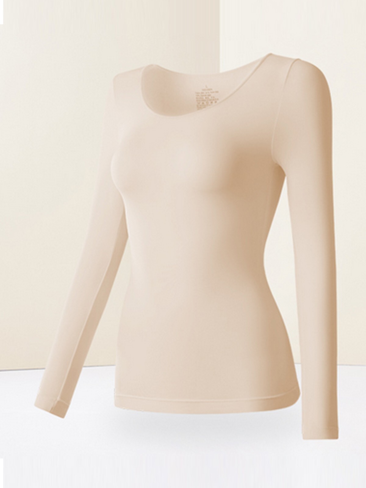 Women Super Thin High Elasticity Thermal Long Johns Underwear Top&Bottom 2PC Set