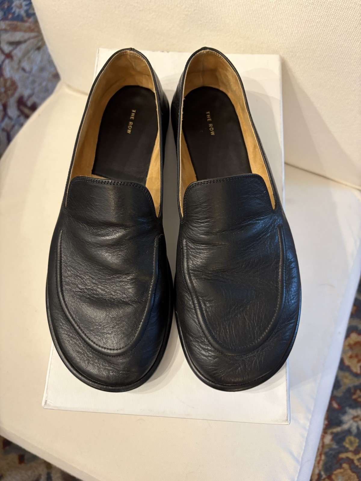 The Row Canal Loafer Black EUR 37 US 6.5