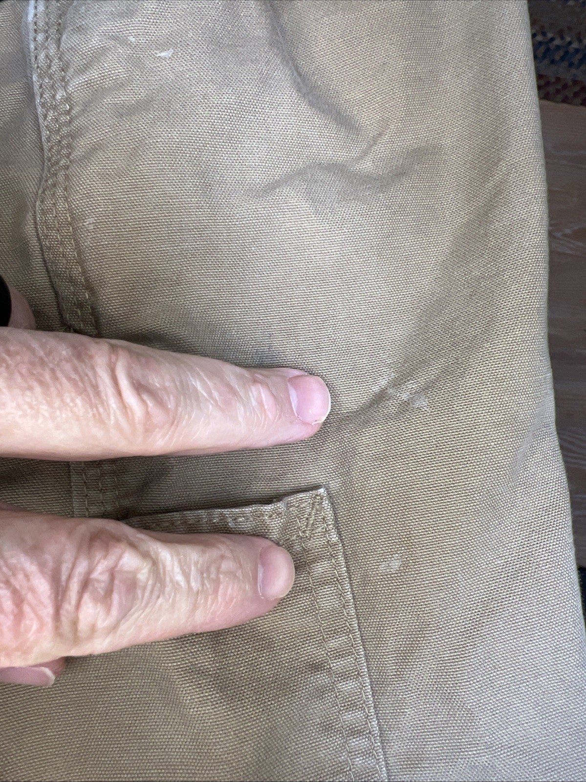 Carhartt B151 Canvas Utility Pants Men’s 32×30 Beige Work Dungaree 100% Cotton