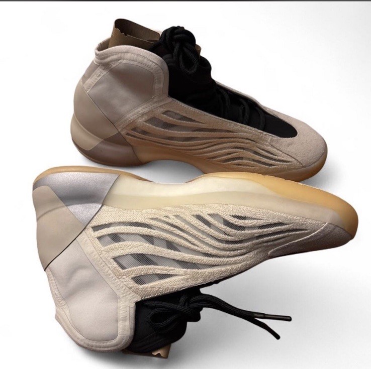 adidas Yeezy Quantum HQ2085 Mist Slate Ivory Men’s Basketball Shoes