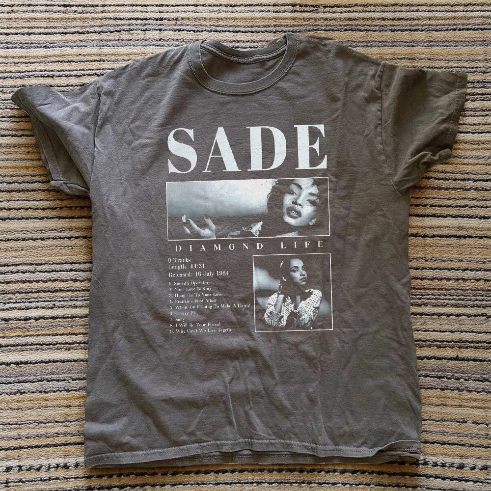HOT! 90s Sade Adu Shirt, Sade Music Album Shirt, Sade Graphic Tee