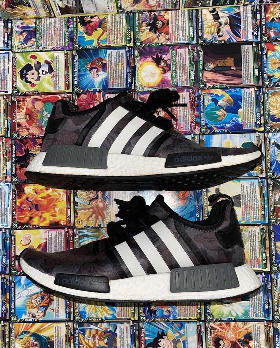 Size 9.5 – Adidas A Bathing Ape x NMD_R1 Black Camo