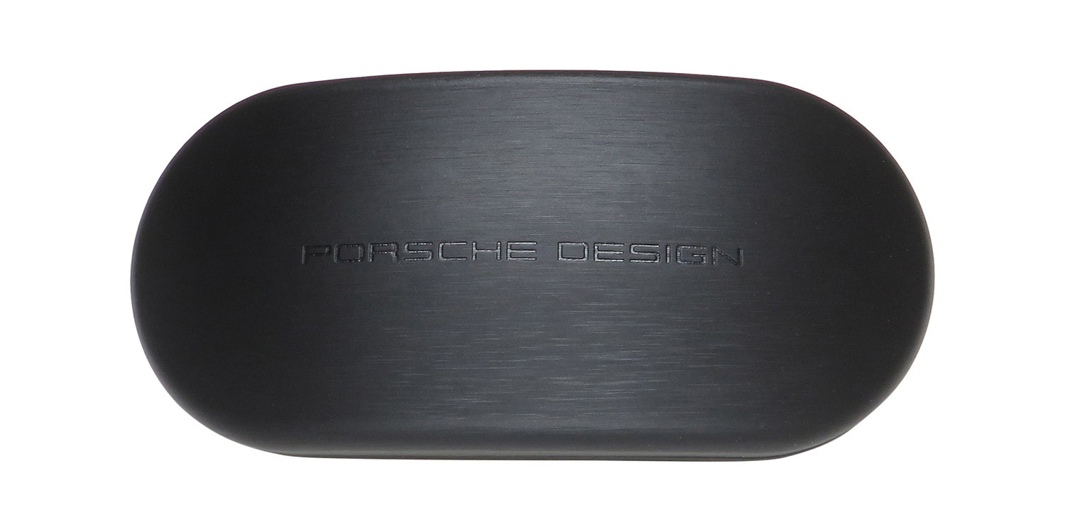 PORSCHE DESIGN P8667 GUNMETAL MIRRORED BLUE LENSES MADE IN ITALY MENS SUNGLASSES