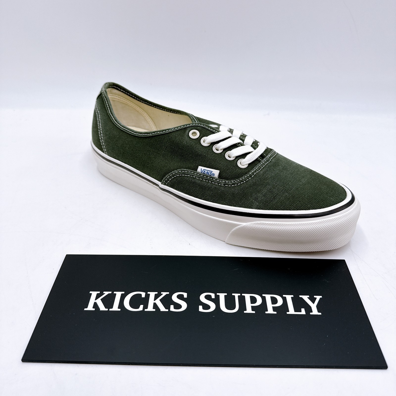 Vans LX Authentic 44 Premium Duck Canvas Kelp Green VN000EBNKEL US 5-11