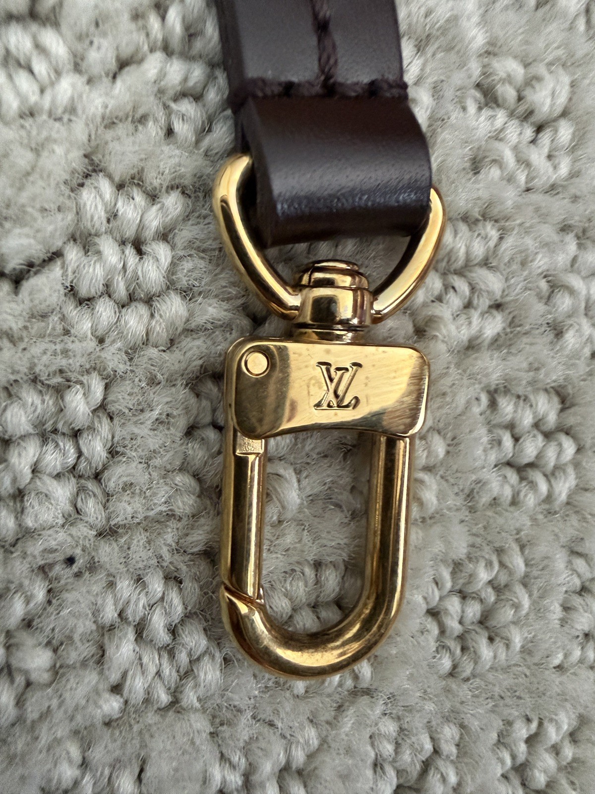 Louis Vuitton PM Damier Ebene Brown Replacement Shoulder Crossbody Strap