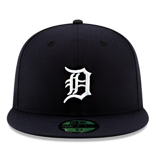 New Era Detroit Tigers Youth Fitted Hat Kids Authentic 2018 Home Navy Size 6 5/8