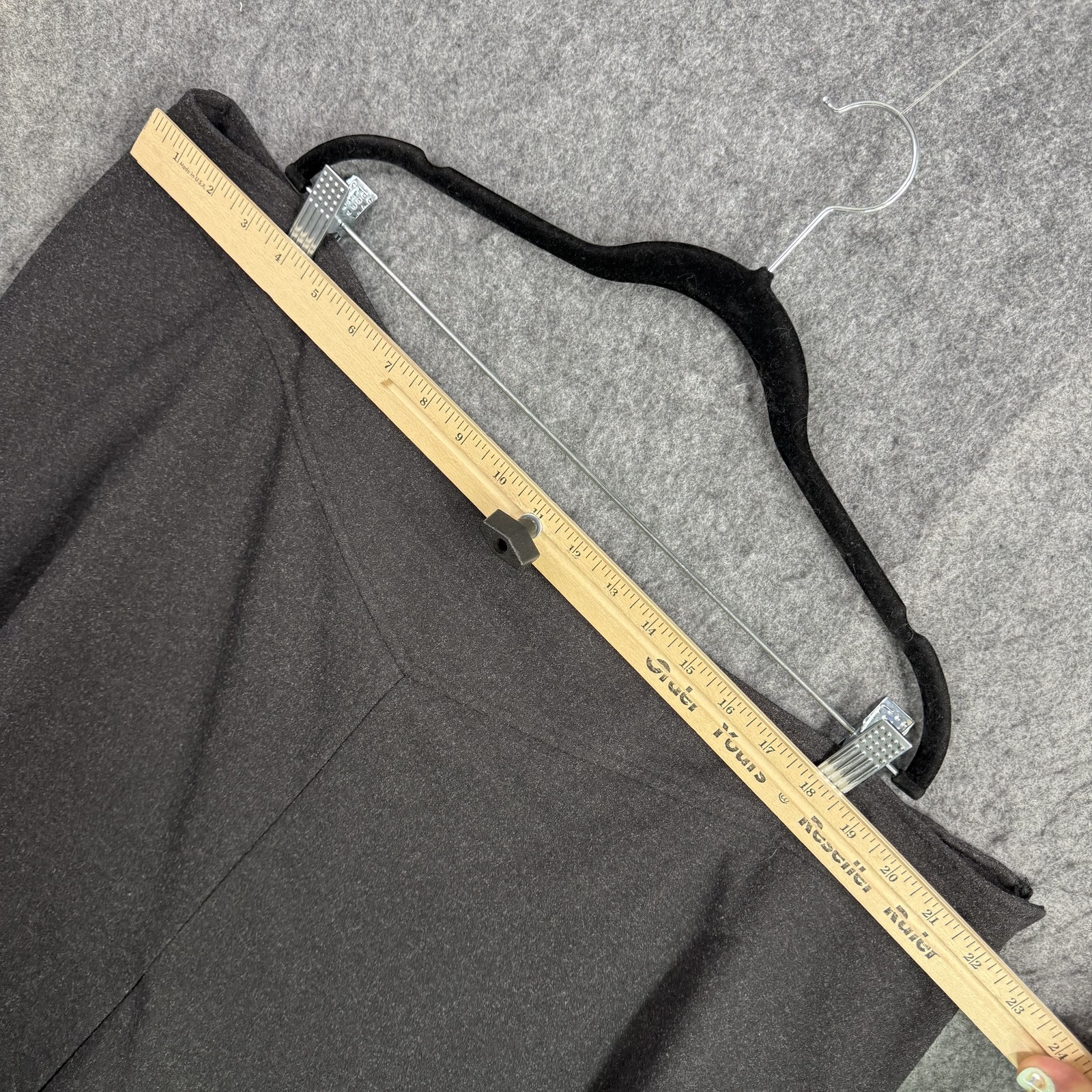 GEORGE Designs by Mark Eisen Women’s Greystone Wool Blend A-Line Skirt Size 22W