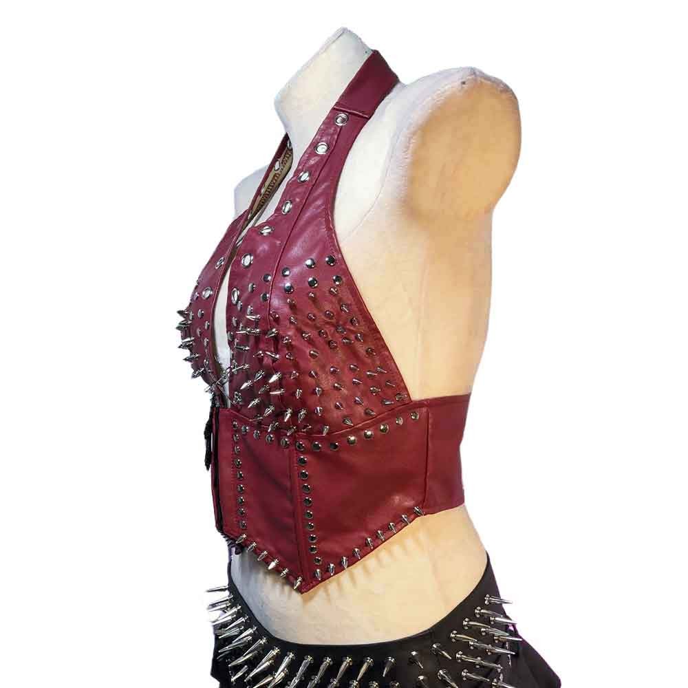 Goth Tops Spiked Emo Clothing Gothic Tank Y2K Punk Rock Clothes Grunge