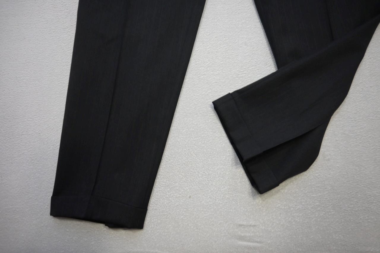 Jos A Bank 100% Wool Striped 2 Piece Suit Pants Jacket Mens Sz 34 x 31 40 R