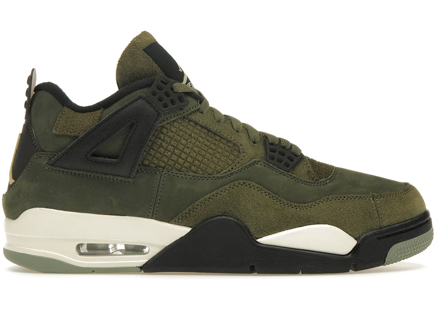 Size 12.5M/14W – Jordan 4 Retro SE Craft Medium Olive FB9927-200
