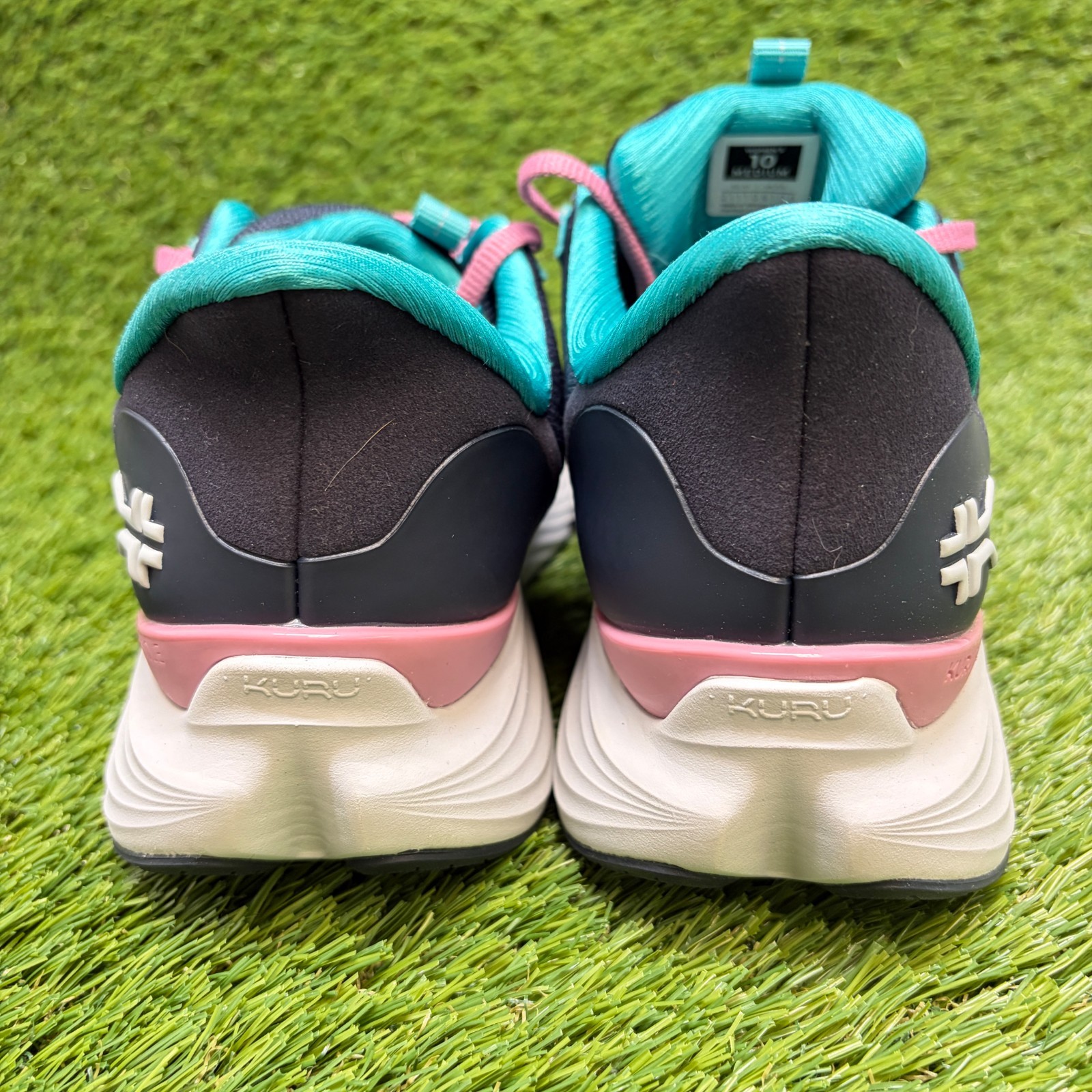 Kuru Atom 2 Womens Size 10 Blue White Athletic Running Walking Shoes Sneakers