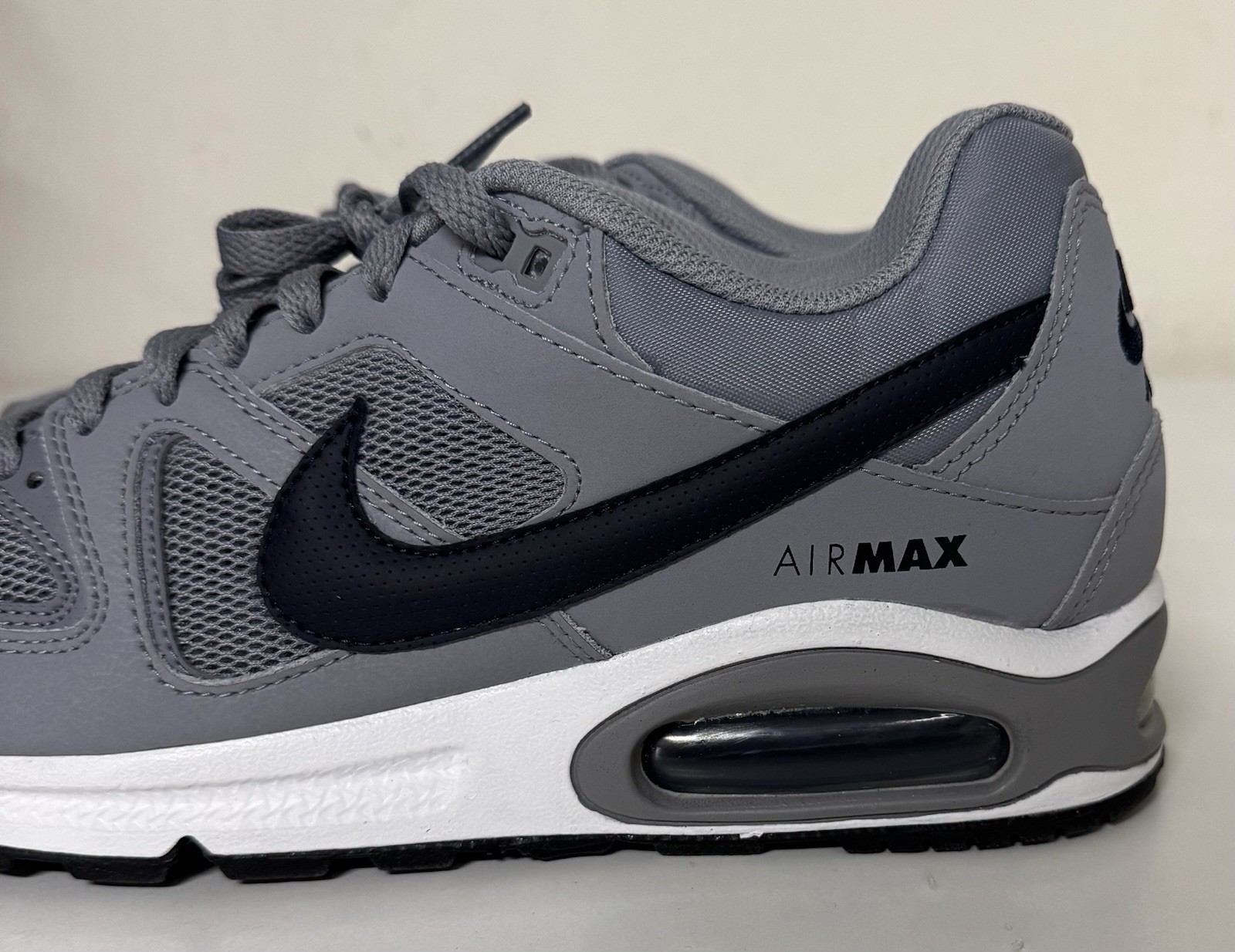 Nike Air Max Command Stealth Grey Black White Mens Sz 9.5 Sneakers 629993-040