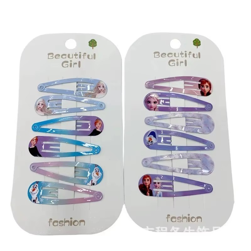 5/10Pcs Disney Frozen Elsa Hair Clips | Cute Girls Hair Accessories Gift US