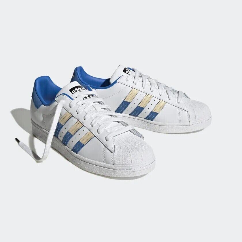 adidas Originals SUPERSTAR Cloud White / Sand Strata / Bright Royal HQ2167 CZ 11