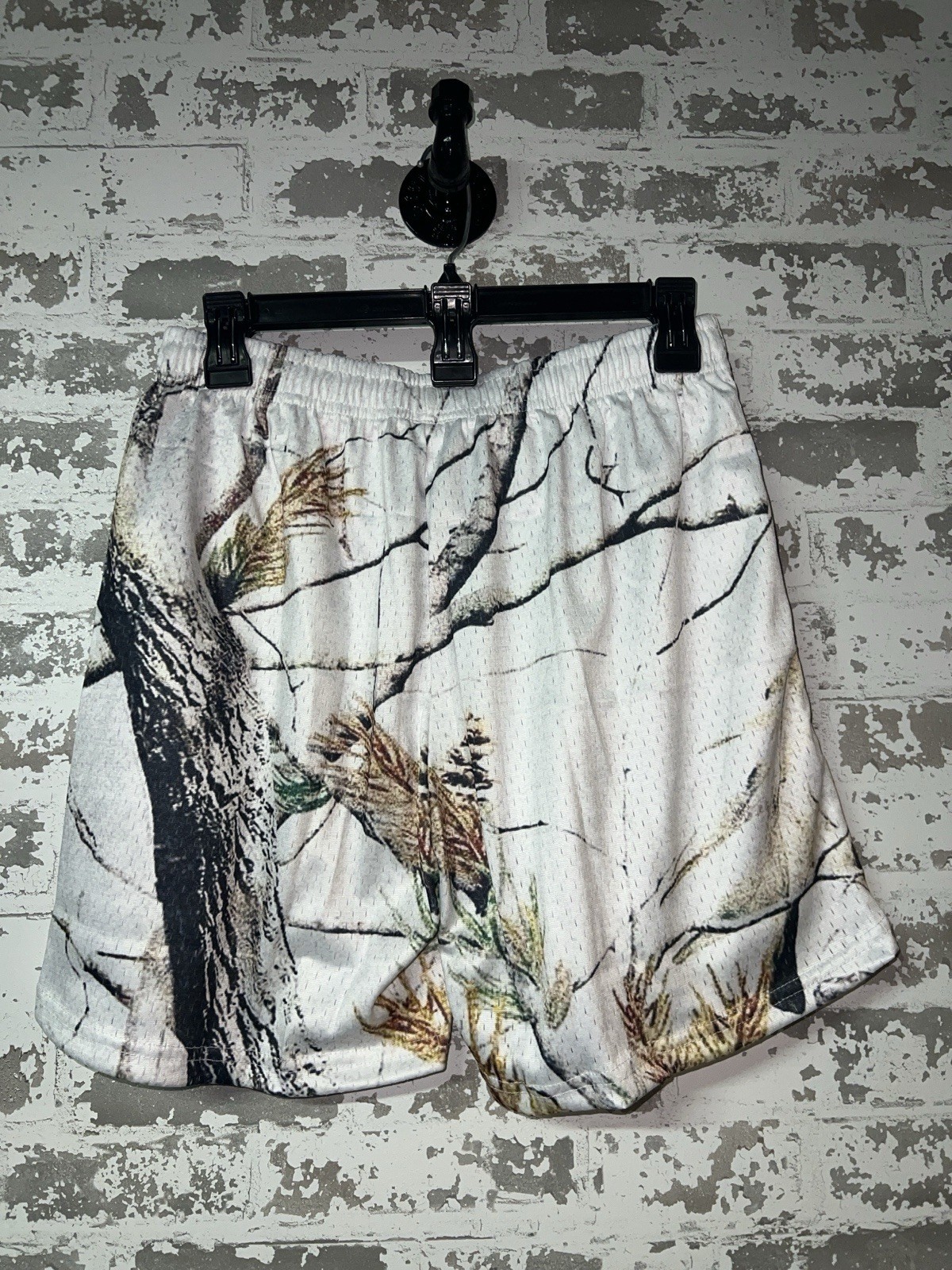 NEW! Studio 1999 Mesh Shorts – Forest Camo Shorts White Size XXS