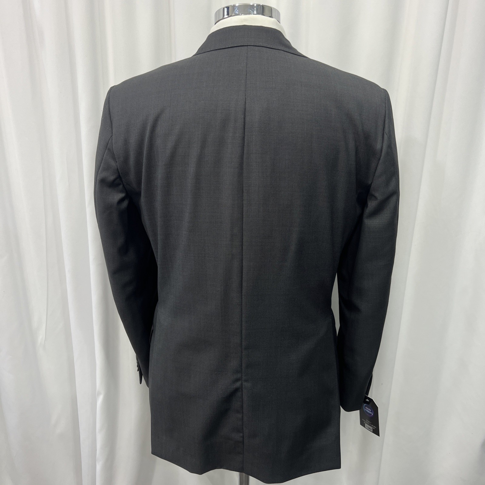 Mark Stephen London Men’s Italian Fabric Wool Suit – Slim Fit – C40L W36 L32