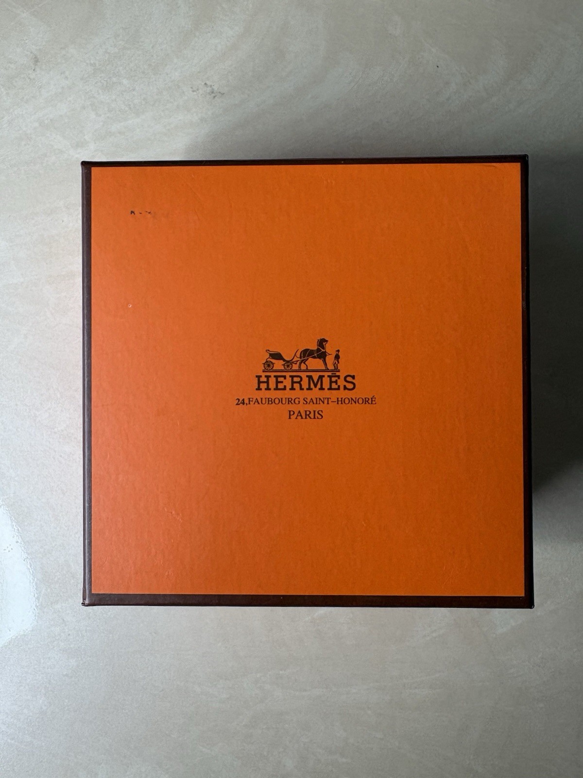 HERMÈS Men’s Adjustable Solid Belt Brown/Black Silver H Buckle w/ Box