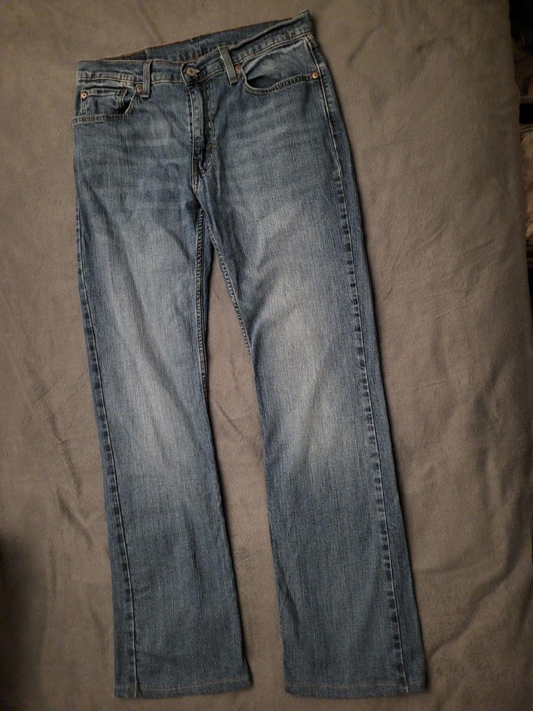 Levi’s 527 Jeans Mens 33×34 Blue Slim Bootcut Cotton Denim Medium Wash Casual