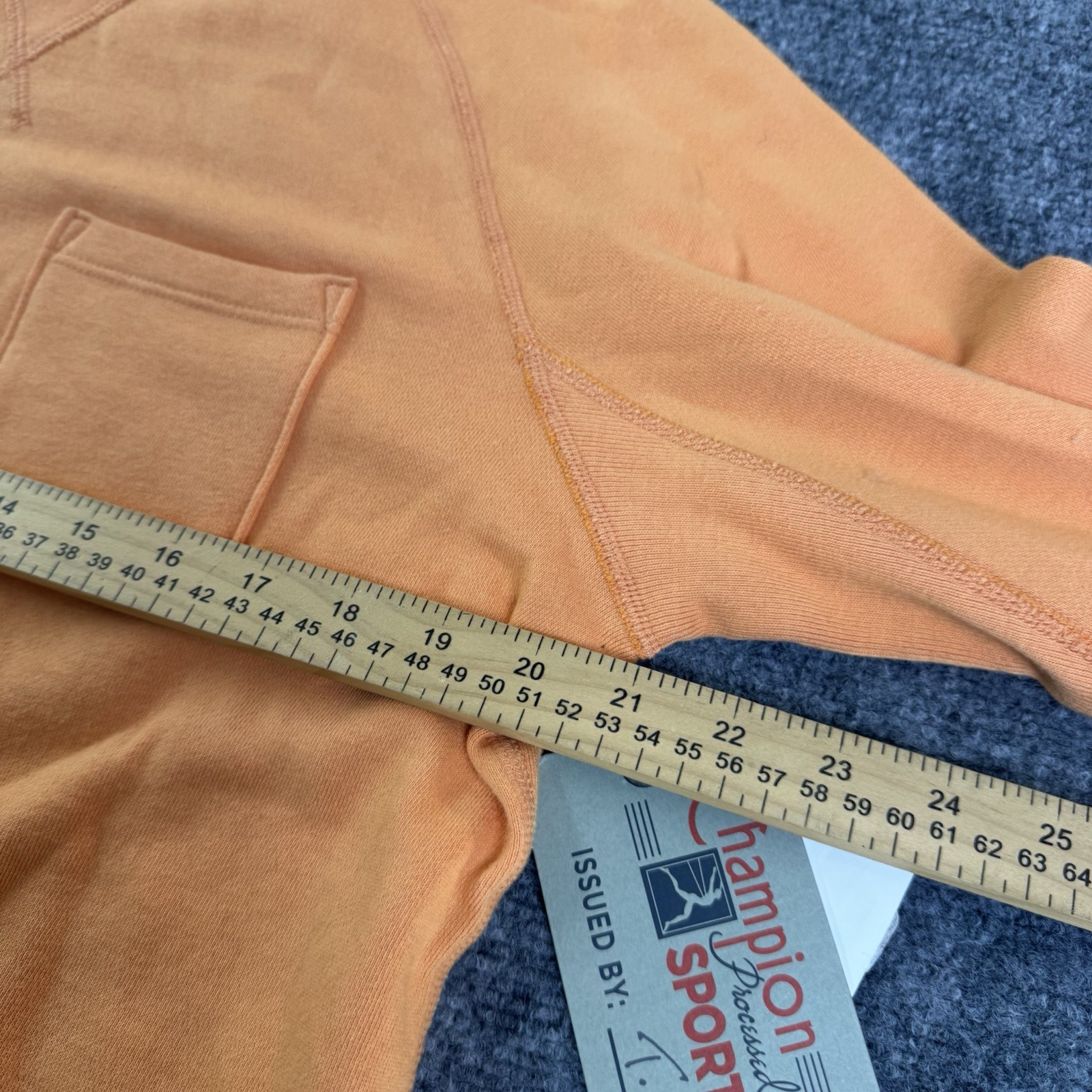 NWT Champion X Tom Snyder Orange pullover, sweatshirt, reverse, weave, medium