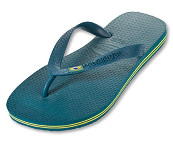 Havaianas – Men’s BRAZ Thongs Flip Flops Dark Green USA Size 12/13 Brazil 45/46