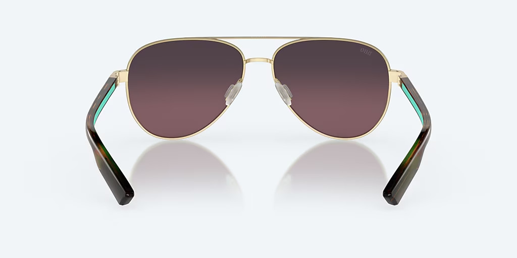 Costa Del Mar Sunglasses PELI Brushed Gold / Rose Gradient POLARIZED 580G Glass