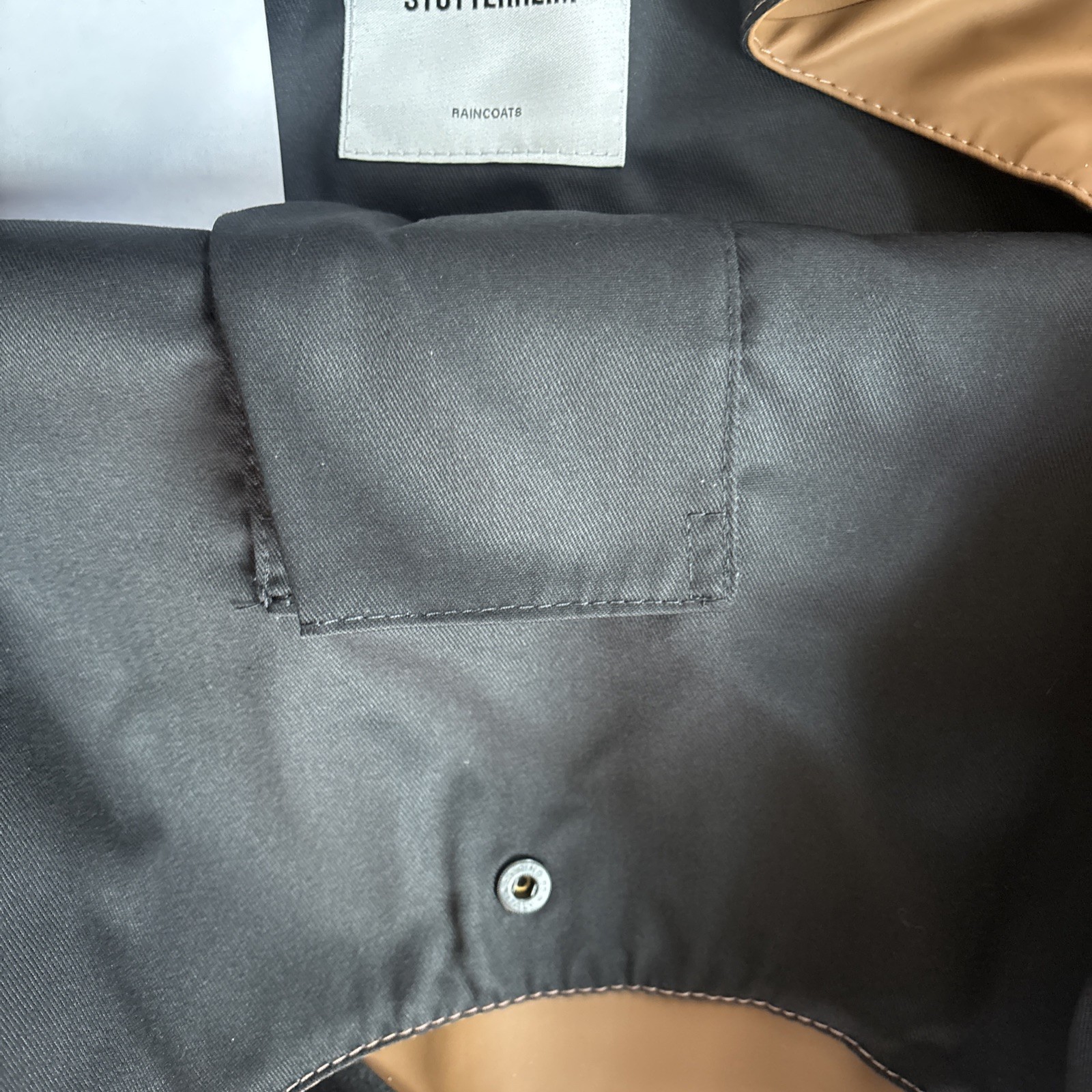 Stutterheim Sweden Svea Tote Bag Cognac Brown new large tote bag