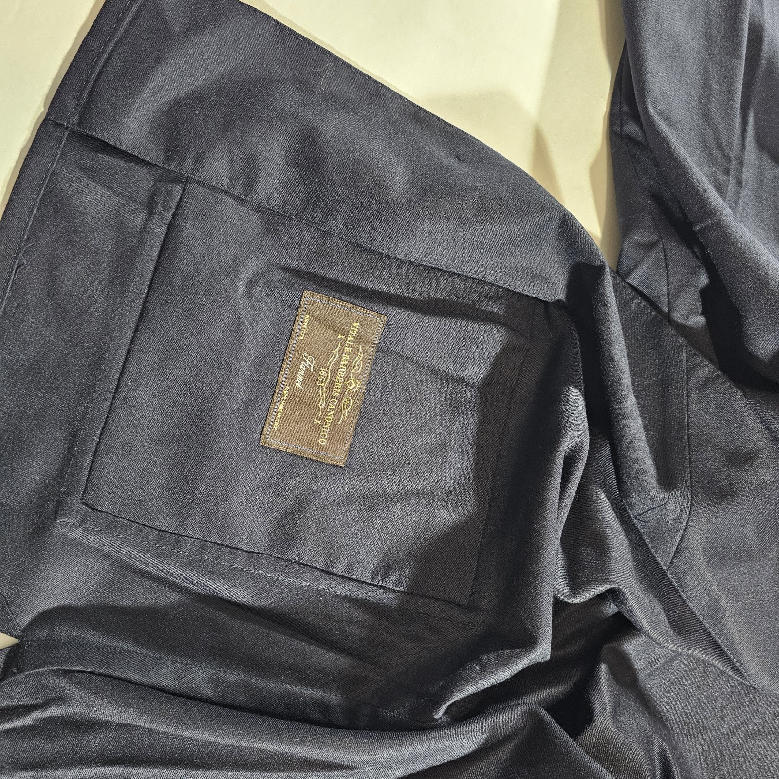 Suitsupply Navy Blue Walter HP Flannel Wool Field Jacket 48/M