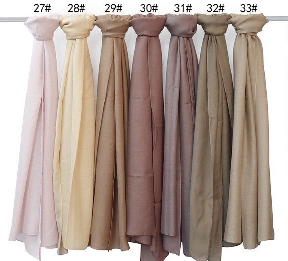 Wlomen bamboo modal hijab scarf wrap headscarf