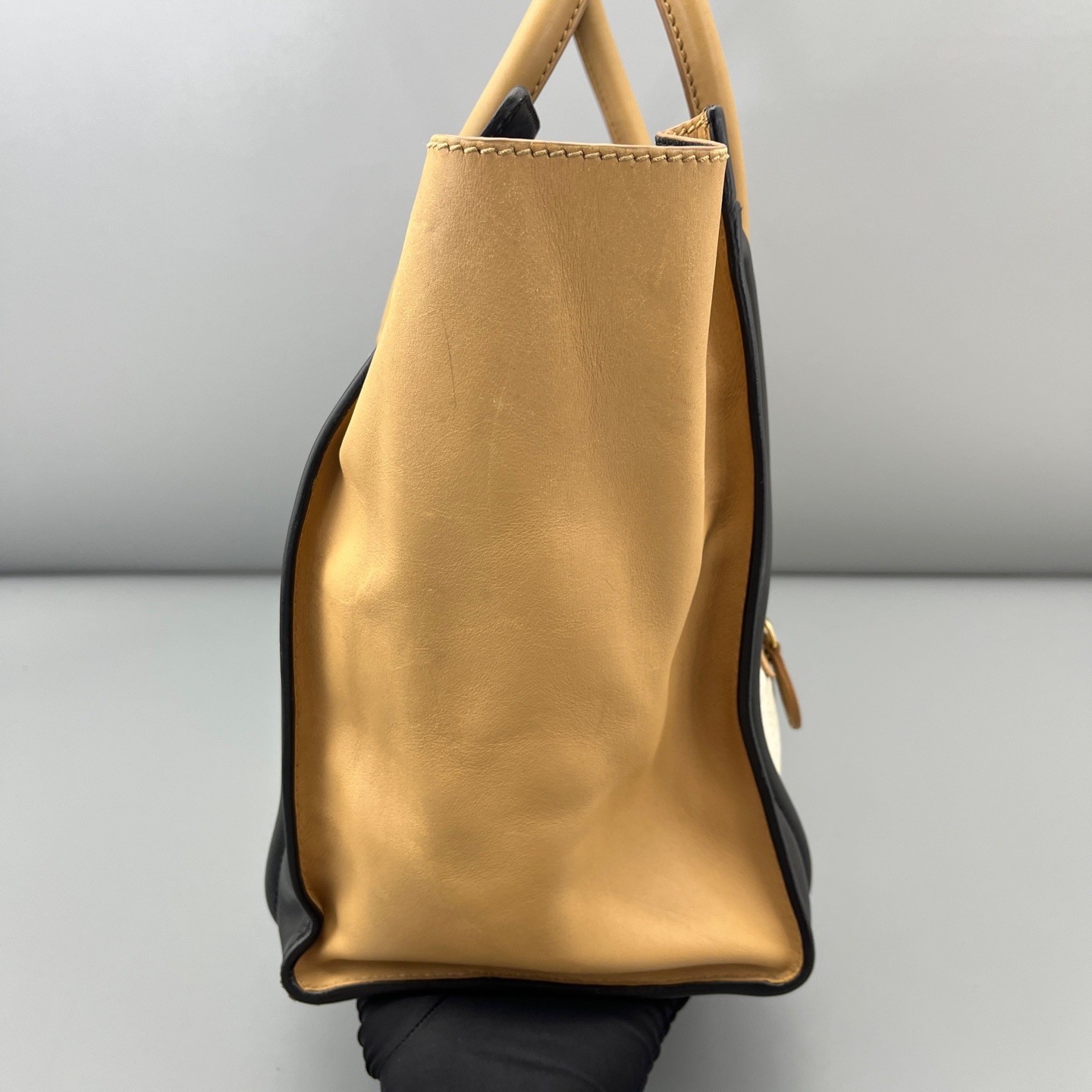 Celine Pre-Owned Authentic Luxury Handbag Colorblock 31*32*17cm