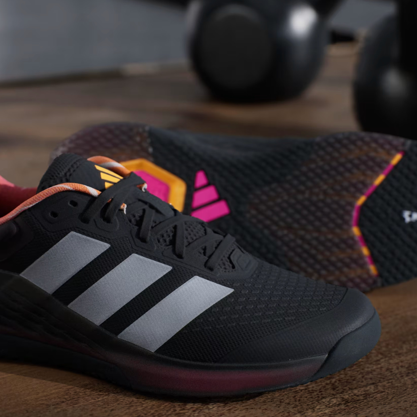 Adidas Dropset 4 Training Mens Black Sneakers Athletic Shoes JR4679