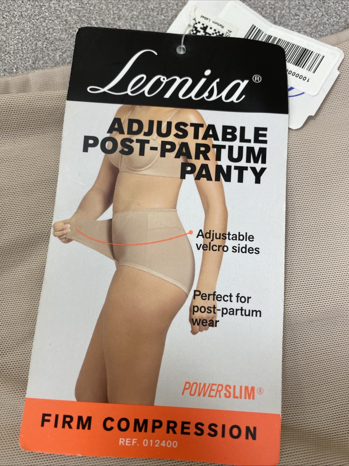 LEONISA Shapewear Adjustable Post-Partum Panty 012400 NWT