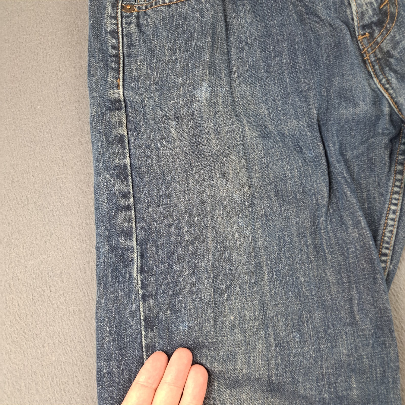 Levi’s 569 Loose Straight Denim Jeans Men’s 30×30 (Fits 30X28) Distressed