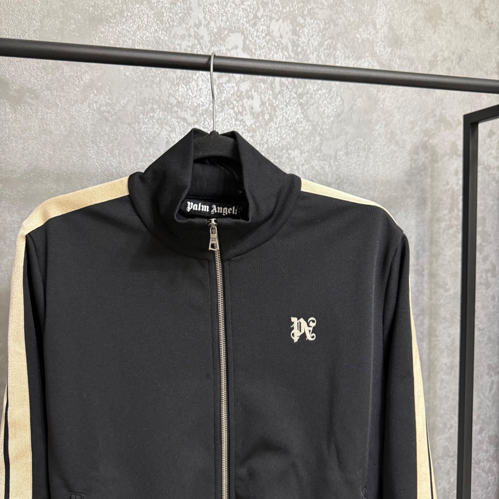 Size M – Palm Angels New PA Logo Track Zip Hoodie Brand New With Tags!