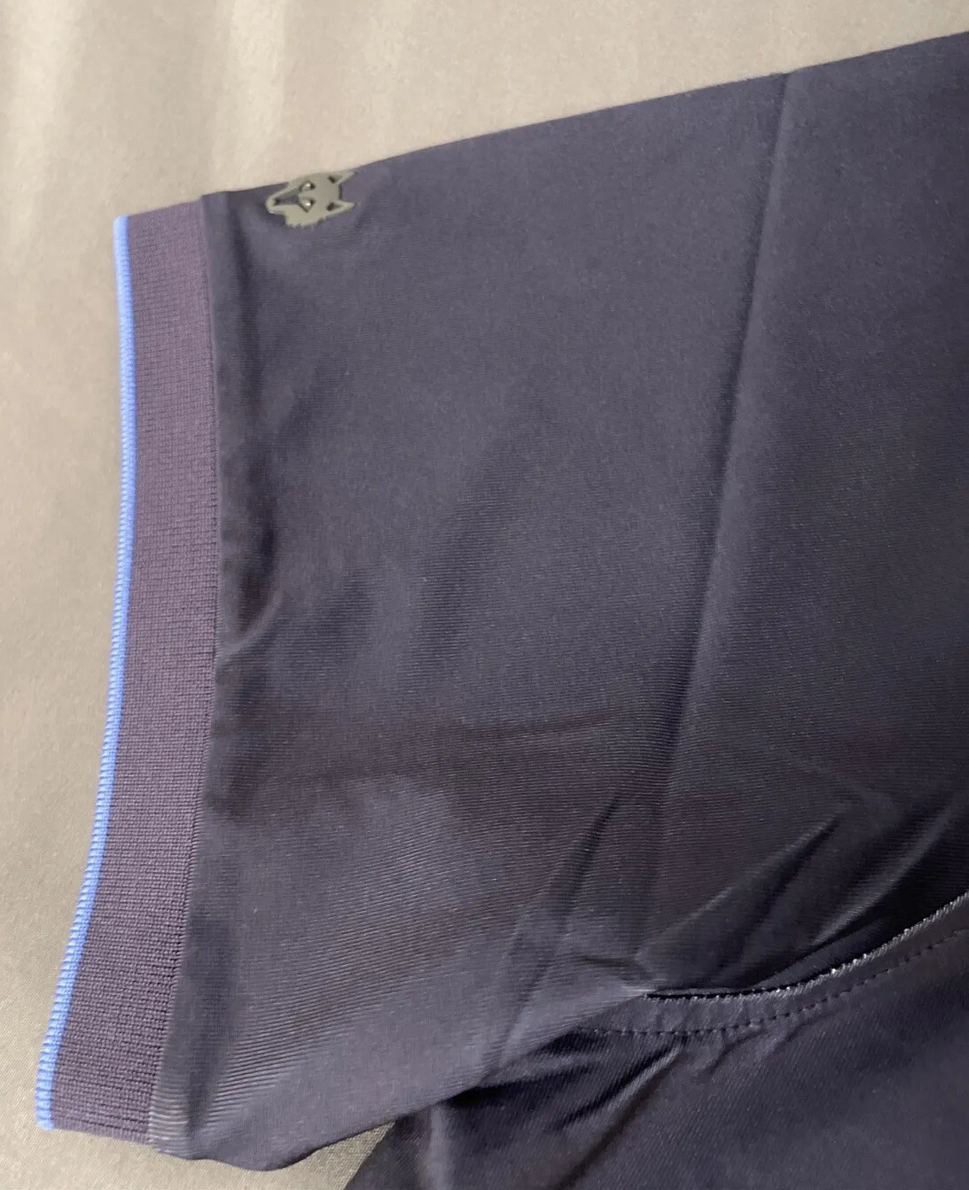 Greyson Golf Shirt Polo Washoe Large Abyss Flamingo Colorblock NWT MSRP $90