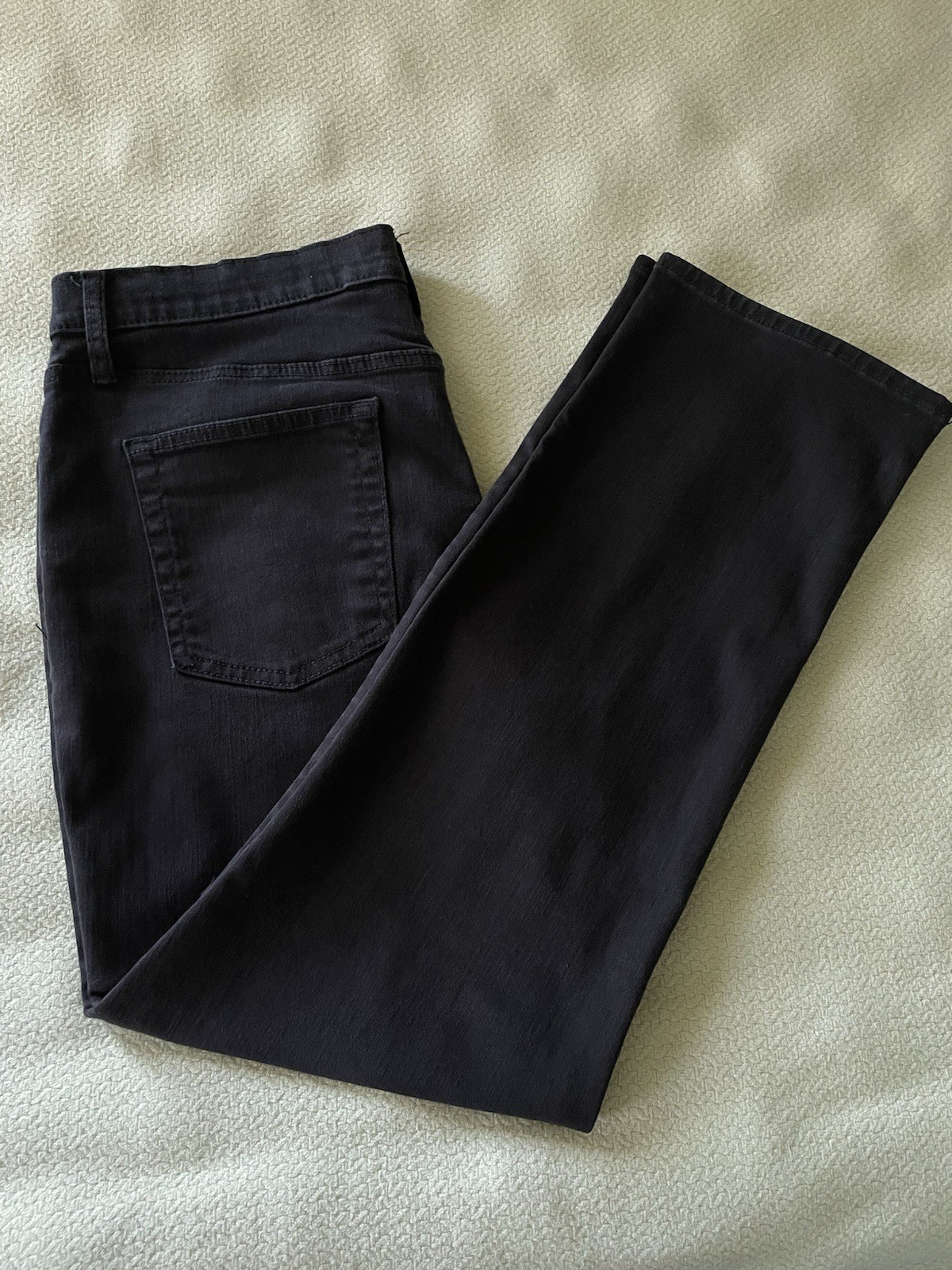 Goodfellow & Co Men’s Total Flex Straight Fit Dark Wash Black Denim Jeans