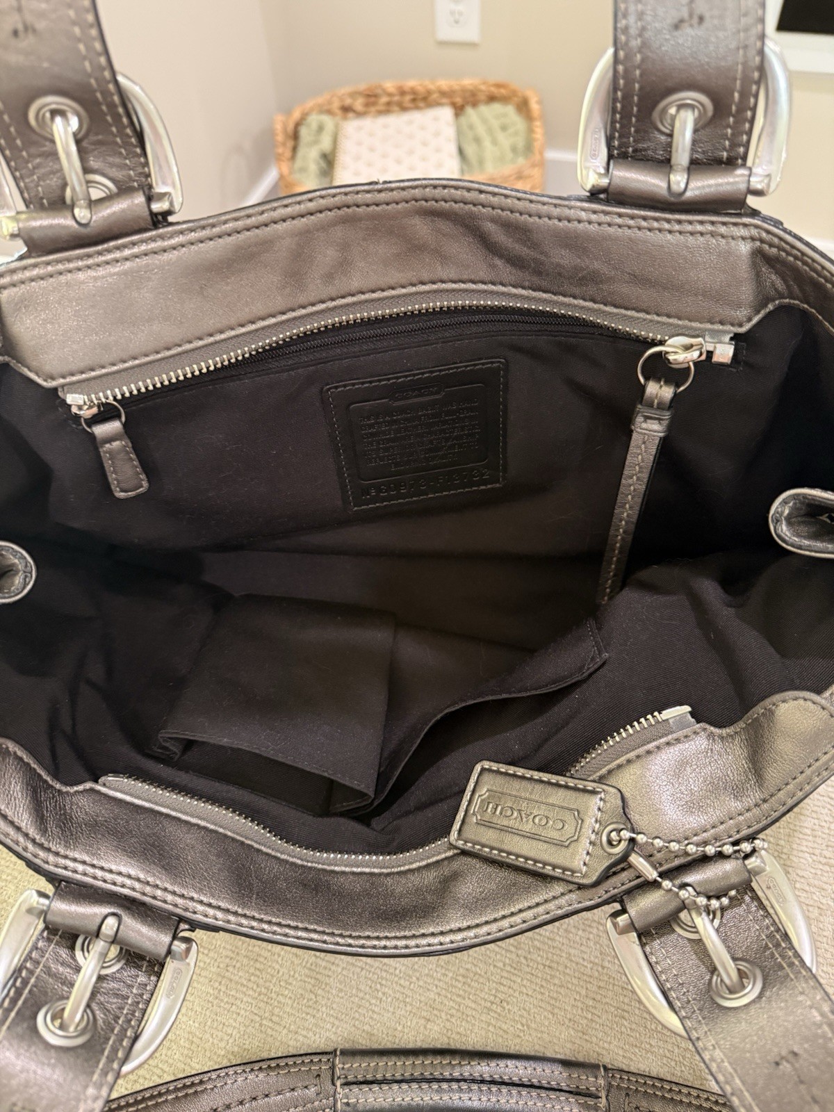 Coach Soho Pleated Leather Tote