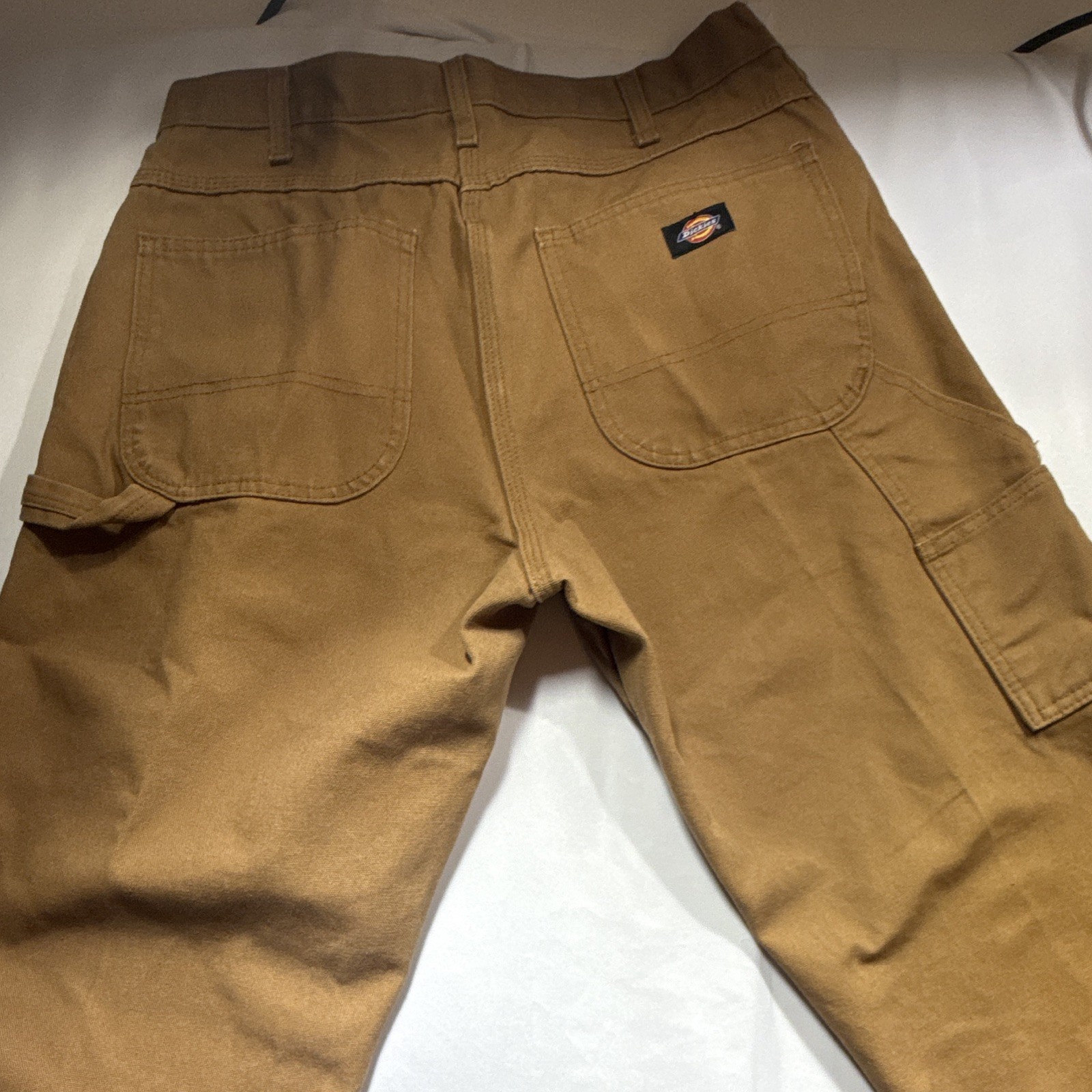 Dickies W541956 Brown Cotton Canvas Work Pants Men’s 34×30 Construction